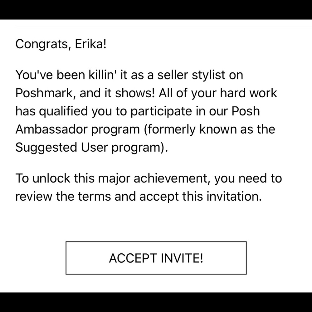 I’m a posh ambassador!